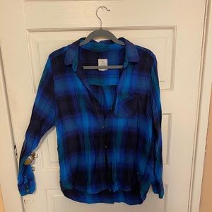 American Eagle Plaid Button Down